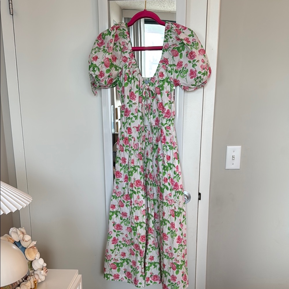 Hill house Floral Puff Sleeve Dress